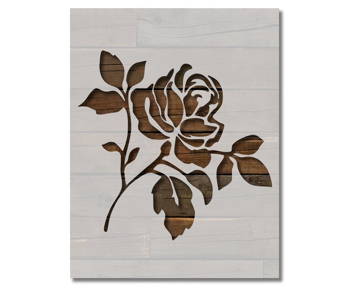 Rose - Stencil – My Custom Stencils