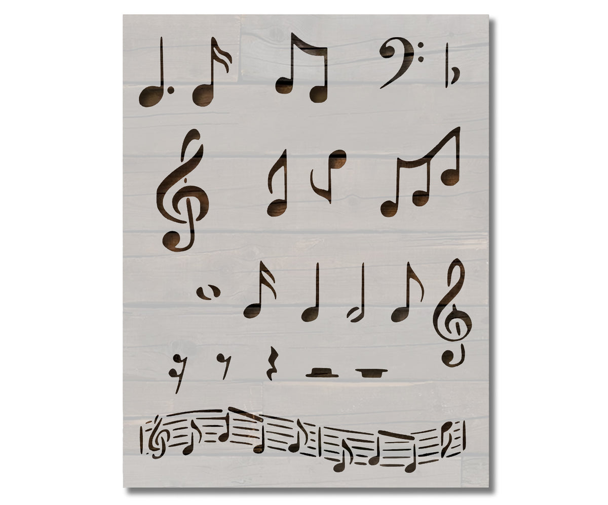Sheet Music Musical Notes Note Stencil (423) – Stencilville sheet-music-musical-notes-note-stencil-423-stencilville