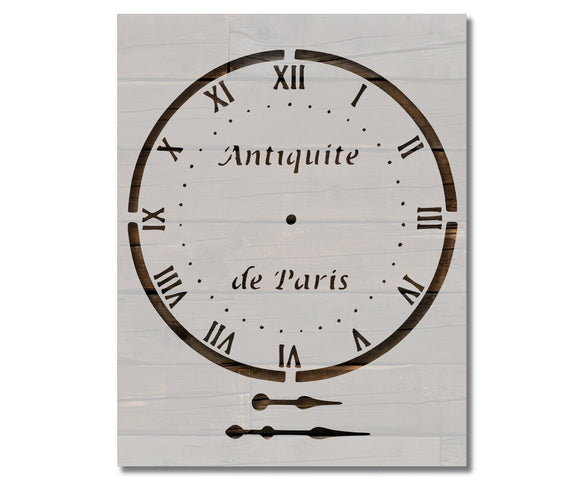 Clock face hands Antiquite de Paris Custom Stencil (440)