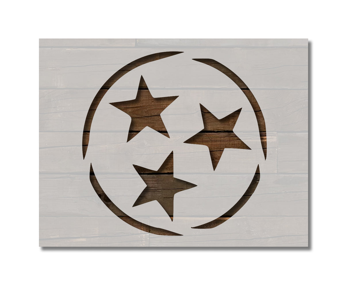Tennessee State Flag Stencil (828) – Stencilville tennessee-state-flag-stencil-828-stencilville