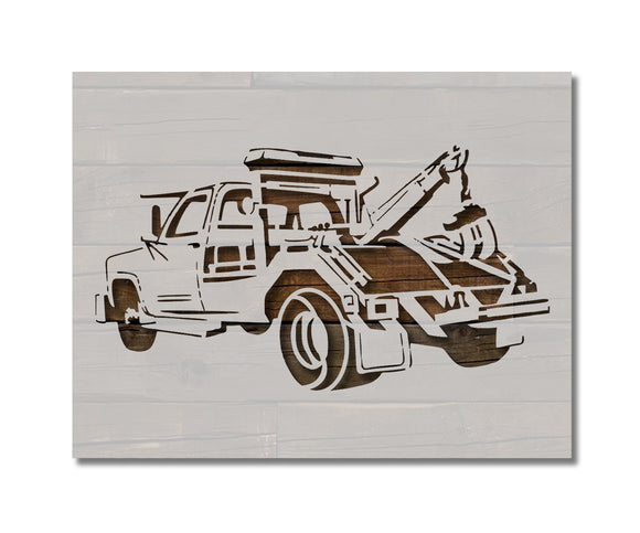 Tow Truck Stencil (892)