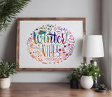 Winter Vibes Christmas Stencil (1000)