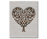 Heart Love Tree of Life Stencil (1002)