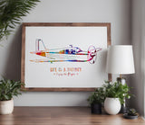 Life is a Journey Airplane Stencil (1012)