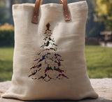 Snow Covered Pine Christmas Tree Stencil (1014)