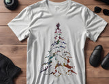 Snow Covered Pine Christmas Tree Stencil (1014)