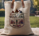 Mountains Are Home Hiking Stencil (1016)