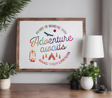 Home Is Where You Hang Your Lantern Camping Stencil (1018)