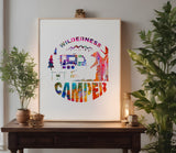 Wilderness Camper RV Stencil (1020)