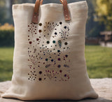 Fall Autumn Floral Pattern Leaves Flowers Stencil (1021)