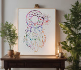Native American Dream Catcher Boho Stencil (1022)