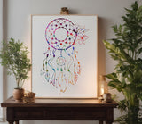 Native American Dream Catcher Boho Stencil (1022)
