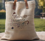 Merry Christmas Happy New Year Santa Hat Snow Flakes Stencil (1024)