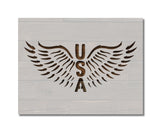 USA Wings Patriotic Stencil (1025)