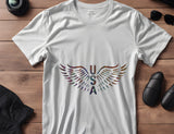 USA Wings Patriotic Stencil (1025)