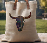 Bull Steer Skull Custom Stencil (103)