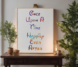 Once Upon A Time Happily Ever After Disney Font Stencil (118)