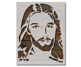 Jesus Christ Face Christmas Custom Stencil (145)