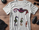 Seahorse Sea Horse Seashell Sea Shells Multiple Stencil (176)