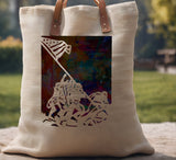 Iwo Jima Flag Raising US Custom Stencil (193)