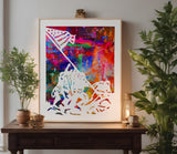 Iwo Jima Flag Raising US Custom Stencil (193)