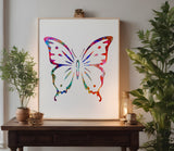 Large Butterfly Custom Stencil (202)