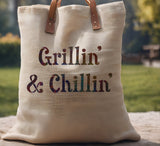 Grillin & Chillin Grilling & Chilling Stencil (245)