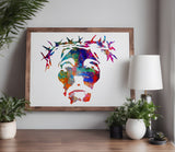 Jesus Christ Crown of Thorns Custom Stencil (250)