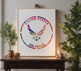 US U.S. United States Air Force Stencil (273)