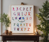 Nightmare Before Christmas Font Alphabet 8.5"x11" Stencil (283)