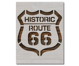 Historic U.S. Route 66 Street Sign Custom Stencil (296)