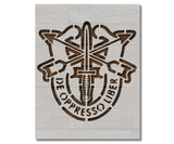 Army Special Forces Crest Military Custom Stencil (29)