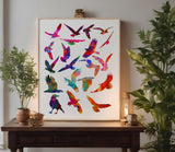 Crow Bird Seagull Eagle Birds Custom Stencil (2)