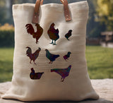 Chickens Rooster Hen Peeps 8.5" x 11"Stencil (30)