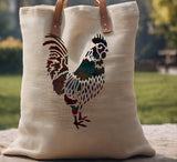 Rooster Roosters Farm Country Bird Stencil (349)