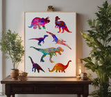 Dinosaur Dinosaurs T Rex Raptor Custom Stencil (369)