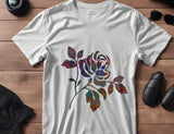 Flower Rose Custom Stencil (390)