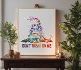 Don't Tread On Me Snake Gadsden Flag Stencil (407)