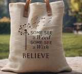 Dandelion See Weed Wish BELIEVE Custom Stencil (422)