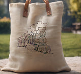 Locomotive Train Steam Engine Custom Stencil (429)