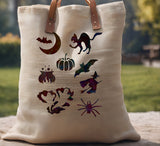 Halloween Bat Cat Pumpkin Witch + Custom Stencil (42)