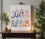 Life Is Better In Flip Flops Custom Stencil (434)