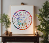 US U.S. United States Navy Round Custom Stencil (450)