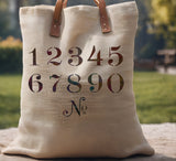 2" Tall Old Typeface Type Numbers Custom Stencil (459)
