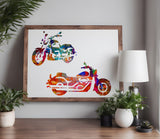 Motorcycle Motorcycles Bike Bikes Stencil (507)