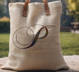 Large Big Script Cursive Letter P Custom Stencil (517)