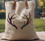 Deer Buck Antlers Horns Stencil (521)