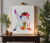 Betty Boop Leg Stencil (523)