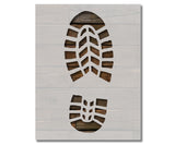 Bottom Shoe Sole Stencil (526)