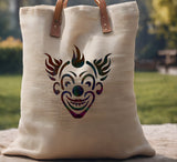 Evil Clown Smiling Stencil (531)